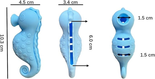 PET-ELF Ocean Paradise Series Treat Dispensing Dog Toys, Interactive and Cognitive Puzzles for Small to Medium Pets, Slow Feeder, Training in Different Levels of Difficulty, Enrichment Toys, Pack of 3