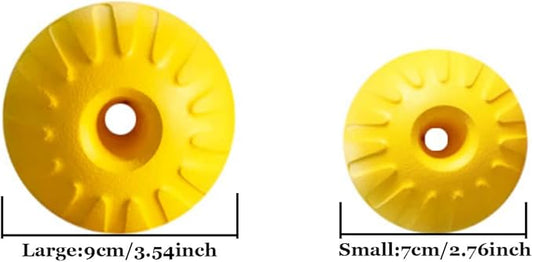 16Pack Dog Balls, EVA Foam Dog Toy Ball for Aggressive Chewers, Durable, High Elasticity, Interactive Ball for Training, Floats in Water(8Pcs3.54inch/8Pcs2.76inch)