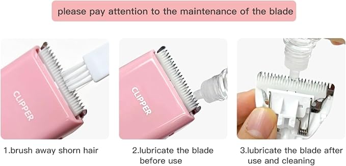 Replaceable Pet Dog Grooming Ceramic Blades, 6 Pack Detachable Pet Clipper Blade for Dogs & Cats