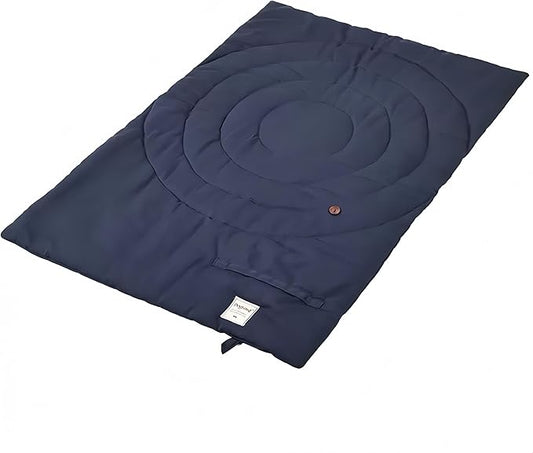 Dog Travel Mat | Camping Bed for Dogs | 37.4"x25.6" Waterproof Outdoor Dog Mat | Portable Place Mat for Dogs with Handle | Machine Washable | Easy Clean for Outdoor Adventures (Blue)
