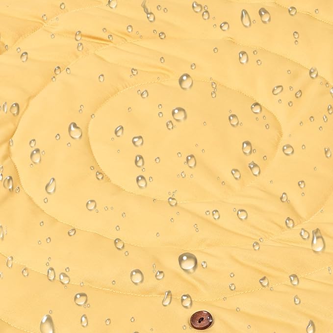 Dog Travel Mat | Camping Bed for Dogs | 37.4"x25.6" Waterproof Outdoor Dog Mat | Portable Place Mat for Dogs with Handle | Machine Washable | Easy Clean for Outdoor Adventures (Brown)