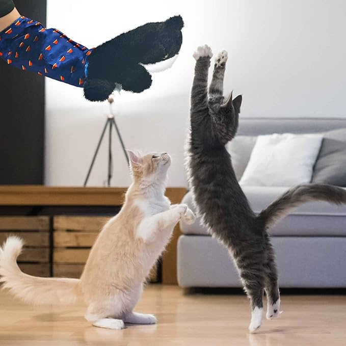 Cat Toys, Cat Wrestling Glove, Cat Wrestling Puppet, Hand Puppets with Tough Padding for Safe and Fun Interactive Toys for Cats and Dogs