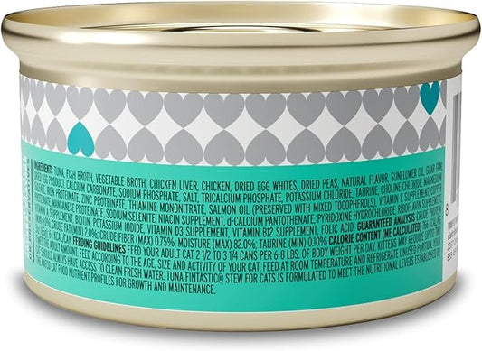 I and love and you Wet Cat Food - Tuna Fintastic Stew - Tuna Recipe, Grain Free, Filler Free, 3oz Pack of 24 Cans