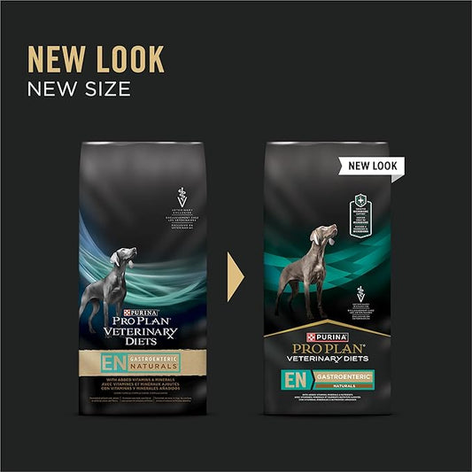 Pro Plan Veterinary Diets Purina EN Gastroenteric Naturals with Added Vitamins, Minerals and Nutrients Canine Dry Natural Dog Food - 25 lb. Bag