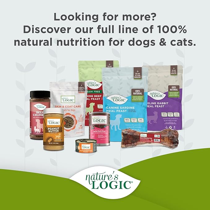 Nature's Logic Beef Lung Dog & Cat Treats - 100% Natural - Single-Ingredient High Protein - No Additives - Dental Care Treat for Dogs & Cats - Grain-Free - Beef Lung Treat, 3.5oz