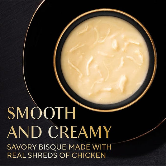 Sheba Bisque Lickable Cat Treats & Cat Food Toppers, Chicken, Tuna and Salmon Recipes, 1.4 oz. Bowls, 24 Count