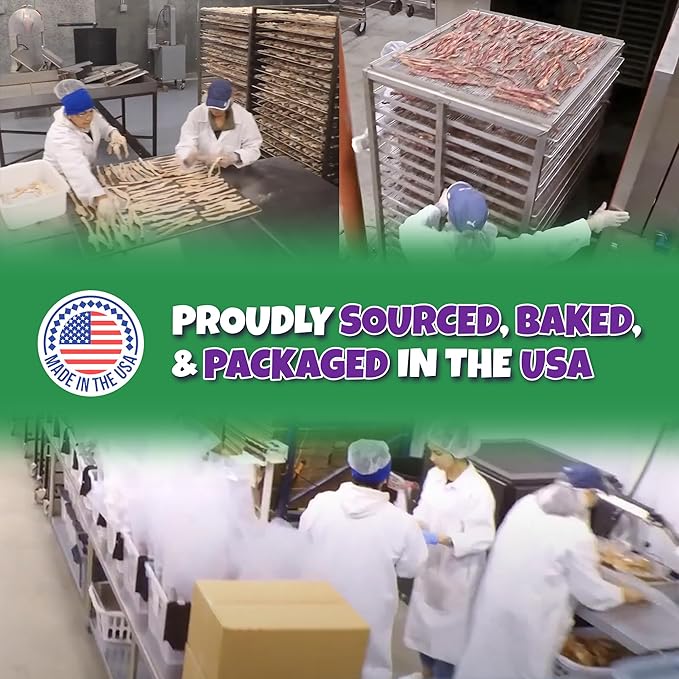 100% Beef Trachea for Dogs with Natural Glucosamine, Large Trachea Dog Chews for Joint Health with Chondroitin, Great and Breads, 10-Pack