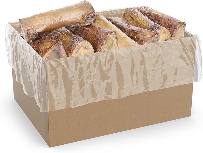 Raw Paws Smoked Beef Marrow Bones for Dogs, 5-6-Inch (25-Count) Packed in USA - Long Lasting Beef Bones - Bone Treat - Dog Chew for Aggressive Chewers - Dog Marrow Bone Treats