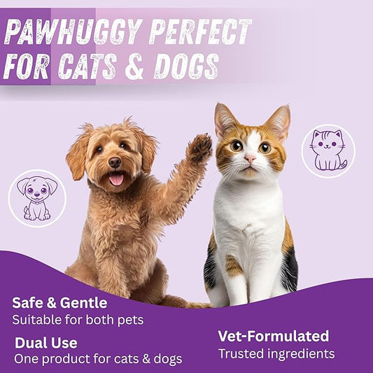 100 Finger Wipes - Pet Dental Wipes for Dogs & Cats - Dog Teeth Cleaning Powder & Toothpaste Alternative - Dog & Cat Teeth Cleaning Wipes - Freshen Breath & Reduce Plaque