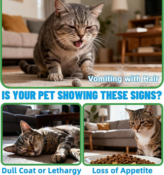 Just Try 7OZ Cat Grass Powder Feline Grass Treats Cat Suppluments Hairball Treatment for Cats Cat Hairball Remedy Gut Health Cat Treats Healthy