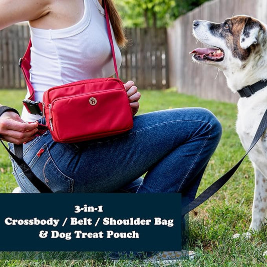 Puppington Certified Home Compostable Poop Bags - ASTM D6400 Compliant - 270 Extra Thick Bags - Plant Based - Pairs with Puppington 3-in-1 Bag & Fits all Standard Poop Bag Dispensers (Ruby Red)