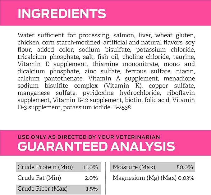 Purina Pro Plan Veterinary Diets UR Urinary St/Ox Savory Selects Feline Formula Salmon Recipe in Sauce Wet Cat Food - (Pack of 24) 5.5 oz. Cans