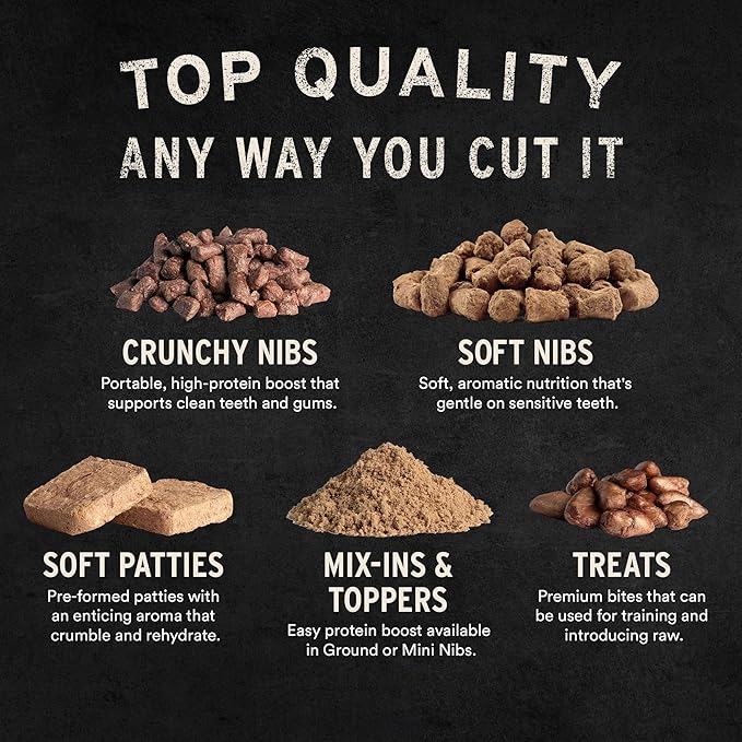 Vital Essentials Rabbit Bites Dog Treats, 2 oz | Freeze-Dried Raw | Single Protein | Premium Quality High Protein Training Treats | Grain Free, Gluten Free, Filler Free