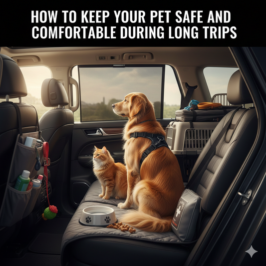🐾 How to Keep Your Pet Safe and Comfortable During Long Trips
