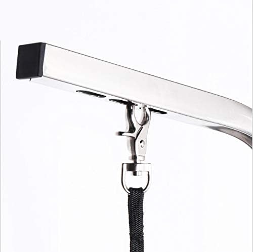 CLCK 2 Pack Pet Dog Grooming Loops - Nylon Restraint Noose Adjustable Fixed Dog Cat Safety Rope for Pet Grooming Table Bathtub Dog Bathing Supplies - 22 inches (2Pack)