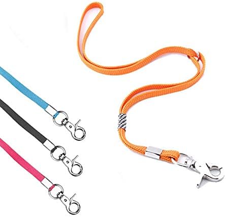 CLCK 4 Pack Pet Dog Grooming Loops - Nylon Restraint Noose Adjustable Fixed Dog Cat Safety Rope for Pet Grooming Table Bathtub Dog Bathing Supplies - 22 inches (4Pack)