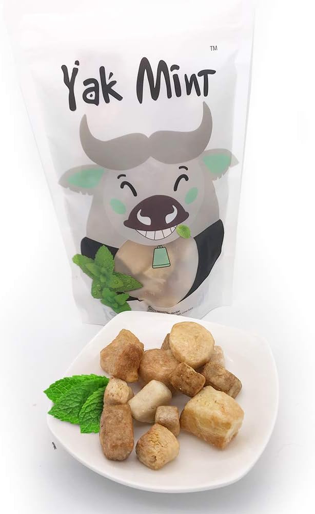 Yak Gold Original Functional Himalayan Yak Cheese Puff Chew for Dogs 3-Pack 12oz – Great Training Treat – Mint, Coconut, and Turmeric Active Ingredients