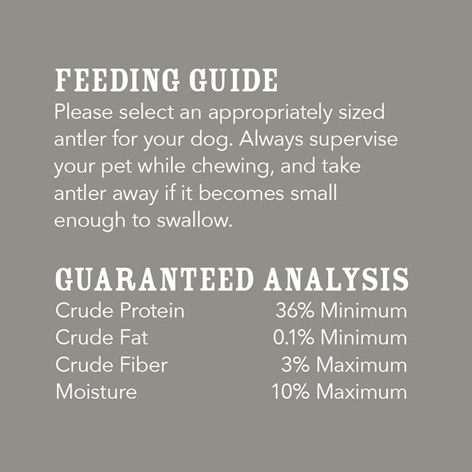 Amazon Brand – Wag Split Elk Antler, Naturally Shed, Small (Best for Dogs under 15 lbs)