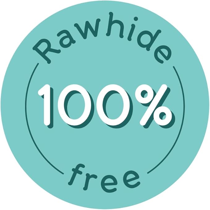 Rawhide Free Dog Chews | Ribbed Bones | for Small - Medium Dogs | Pumpkin, Psyllium Husk and Chicory Root for Easy Digestion and Overall Gut Health (12 Bones, Chicken)