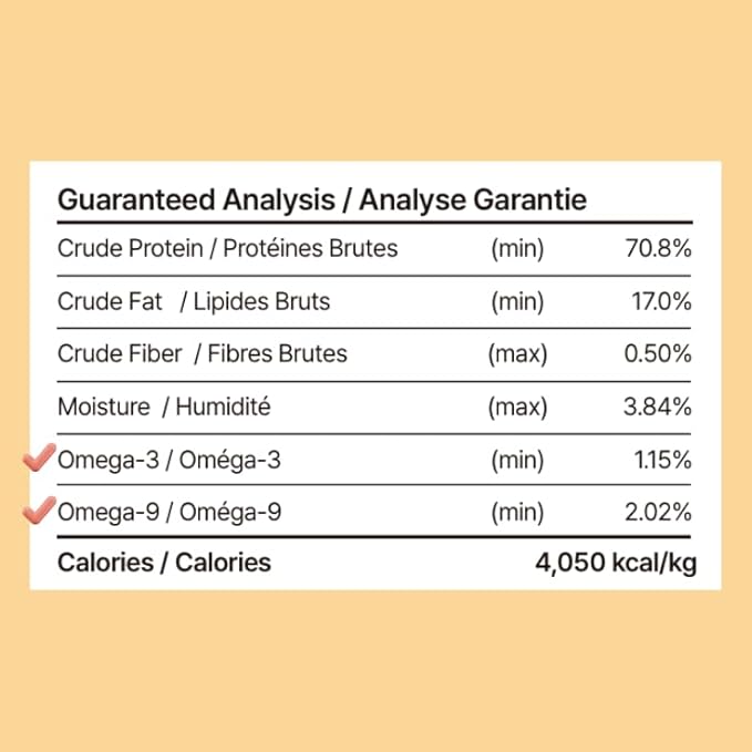 Puppyluv Treat - Freeze Dried Salmon Dog & Cat Treats, Wild Caught, Single Ingredient, High Protein, Omega 3/6/9, Grain Free, Gluten Free, 3.0oz