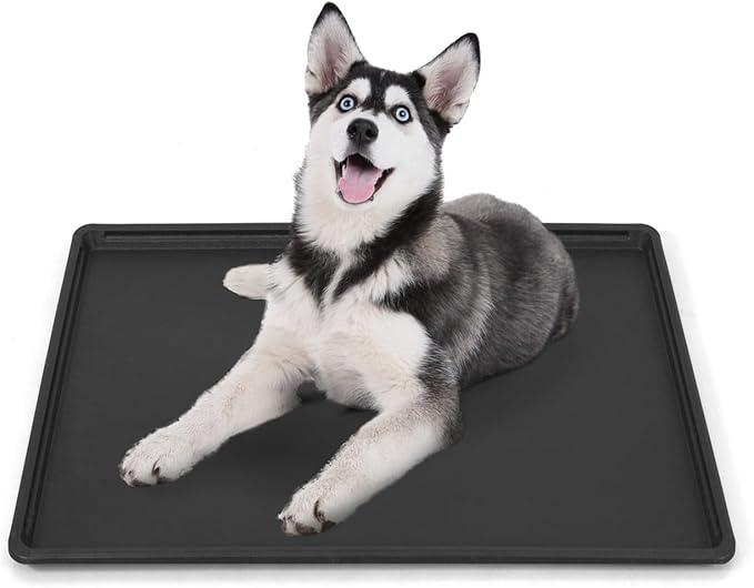 40.9-Inch Dog Crate Pan Replacement, Sturdy, Waterproof Plastic Tray for 42-Inch Pet, Rabbit Ferret Critter Kennels, Versatile Pan and Easy to Clean