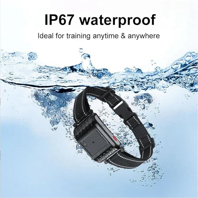 Wireless Dog Fence, 2024 Pet Boundary Containment System, Electric Dog Fence & Remote Training Collar 2in1, Adjustable Vibration & Shock, IP65 Waterproof Collar for Large and Medium Dogs ,for4dogs