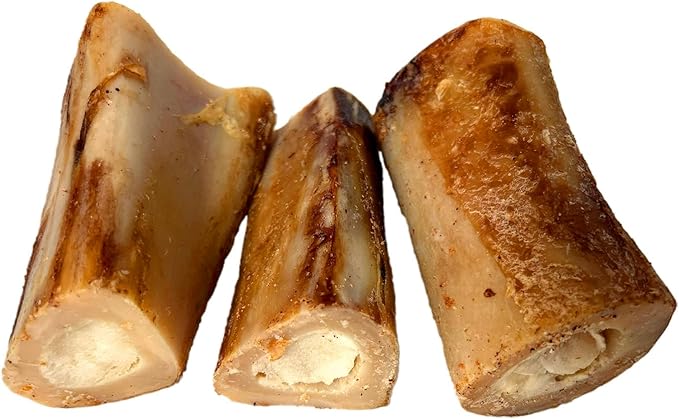 123 Treats Marrow Bones for Dogs - 100% Natural Long Lasting for Aggressive Chewers, Easily Digestible Bone Marrow Dog Treats for Healthy Snacking | (5-6 inches, 6 Count)