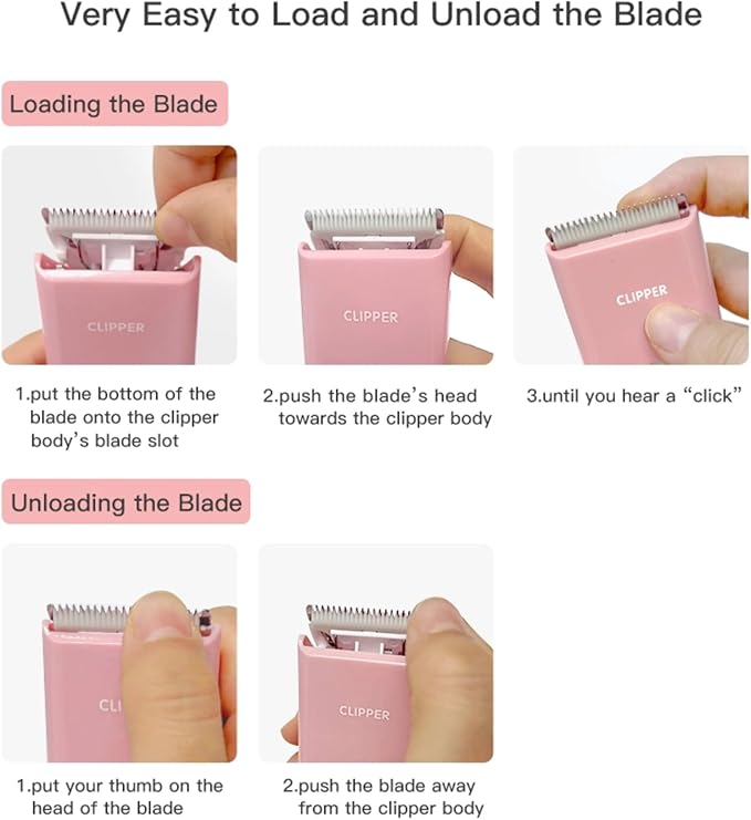 Replaceable Pet Dog Grooming Ceramic Blades, 3 Pack Detachable Pet Clipper Blade for Dogs & Cats