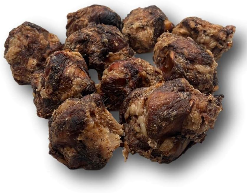 Top Dog Chews – Roasted Knee Caps, 10 Count, Dog Beef Chew Bones, Long Lasting Treats for Aggressive Chewers, Perfect for Large Medium, or Small Dogs, Made in USA