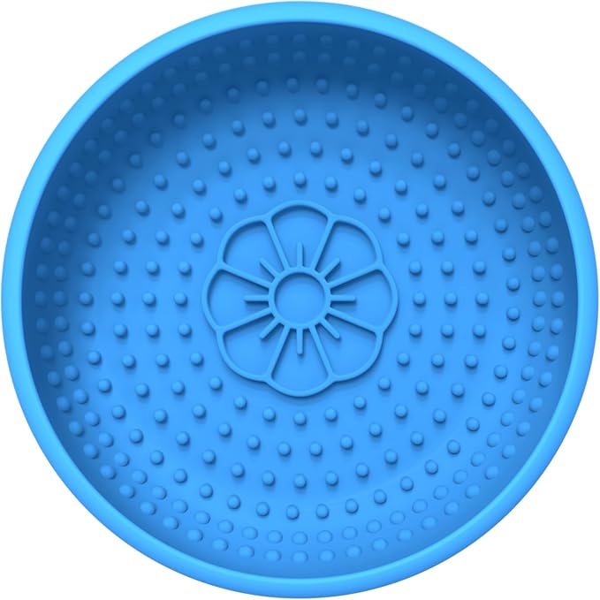 Saphe Dog Lick Bowl, Anxiety Relief Lick Silicone Dog Bowl, Non-Slip Licking mat for Distraction, Freezer & Dishwasher Safe