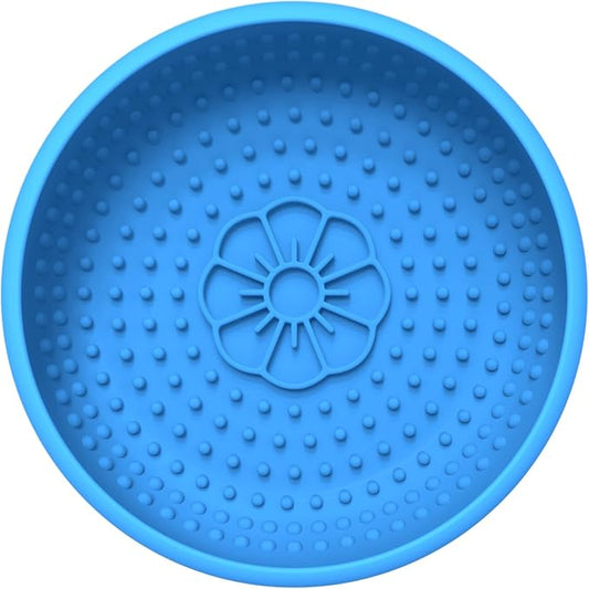 Saphe Dog Lick Bowl, Anxiety Relief Lick Silicone Dog Bowl, Non-Slip Licking mat for Distraction, Freezer & Dishwasher Safe