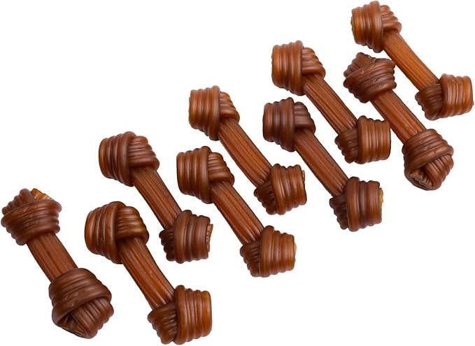 Rawhide Free Dog Chews | Ribbed Bones | for Small - Medium Dogs | Pumpkin, Psyllium Husk and Chicory Root for Easy Digestion and Overall Gut Health (12 Bones, Chicken)