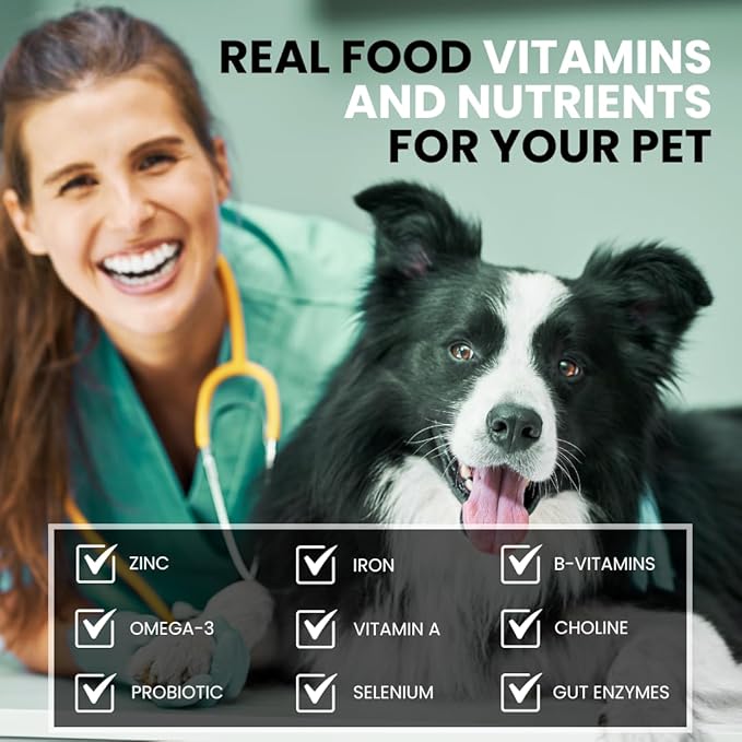 K9 Essentials: Organ Supplement for Dogs (Puppy Essentials, Dog Accessories, Pets, Dog Stuff, Puppy Supplies, Hip and Joint Supplement, Multivitamin, Collagen, Probiotics for Dogs, Itch Relief) – 90g