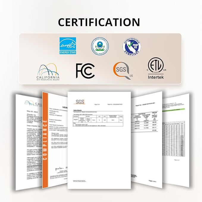 WiseSky Pet Air Purifier, 3-in-1 HEPA Filter for Cat Hair Dander Odor Dust, for Home Large Room, Up to 1644 ft², Smart App Control, 360° Air Intake, W-Cat, White