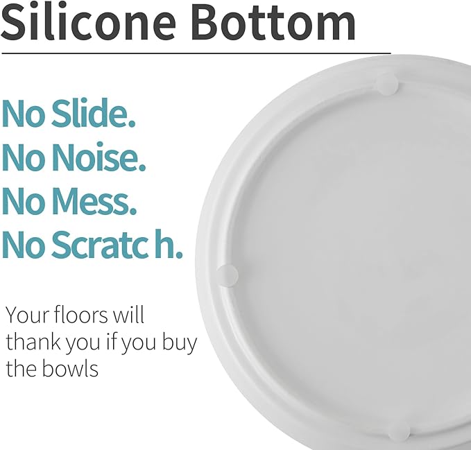 White Elevated/Raised Dog Bowl Ceramic with Wood Stand for Medium Large Breed,Dog Food Water Dish Heavy Wighted,8 in Non Slip Modern Cute Porcelain Pet Bowl Extra Large Wide Mouth