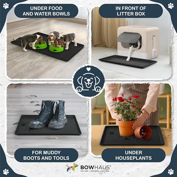 40.9-Inch Dog Crate Pan Replacement, Sturdy, Waterproof Plastic Tray for 42-Inch Pet, Rabbit Ferret Critter Kennels, Versatile Pan and Easy to Clean