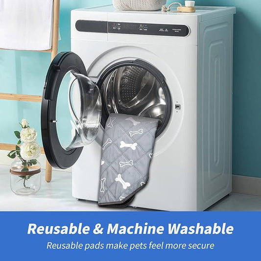 Zenply Dog Pee Pads for Puppy Reusable Washable Whelping Liner and Carpet Floor Protection Waterproof Machine Wash Suitable for Octagon Dog Playpen, 26.8 Inch 2-Pack (Octagon-2PC)