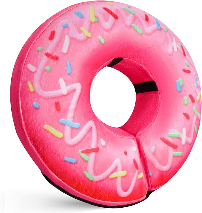 Katoggy Inflatable Dog Cone Collar for After Surgery, Doggie Neck Blow up Donut Recovery ECollar, Soft Adjustable Dog Cone for Small Medium Large Dogs and Cats