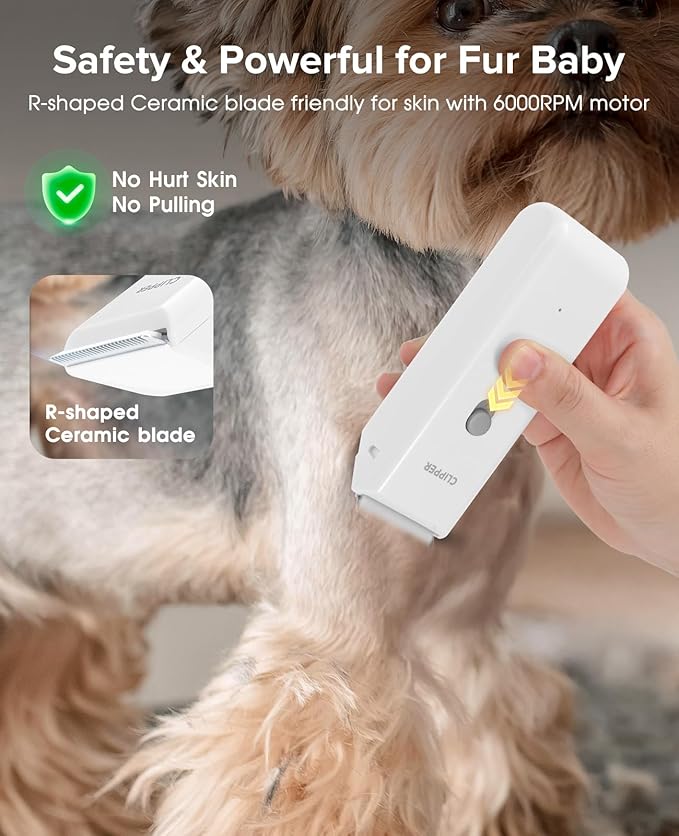 Replaceable Pet Dog Grooming Ceramic Blades, 3 Pack Detachable Pet Clipper Blade for Dogs & Cats