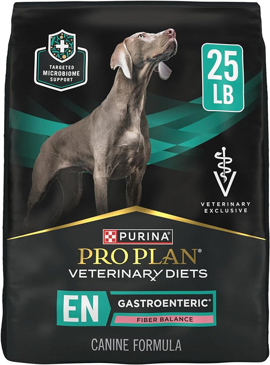 Pro Plan Veterinary Diets Purina EN Gastroenteric Fiber Balance Canine Formula Dog Food Dry - 25 lb. Bag