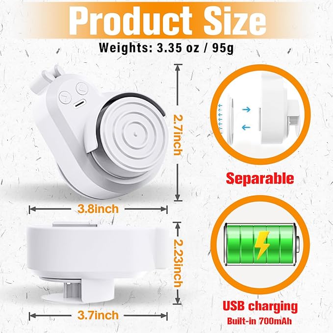 Interactive Cat Toys for Indoor Cats Automatic Electric Flying Bird Feather Cat Toy - Best Kitten & Adult Cat Enrichment Toy Stick-on Hanging Electric Kitty Toys for Bored Cats