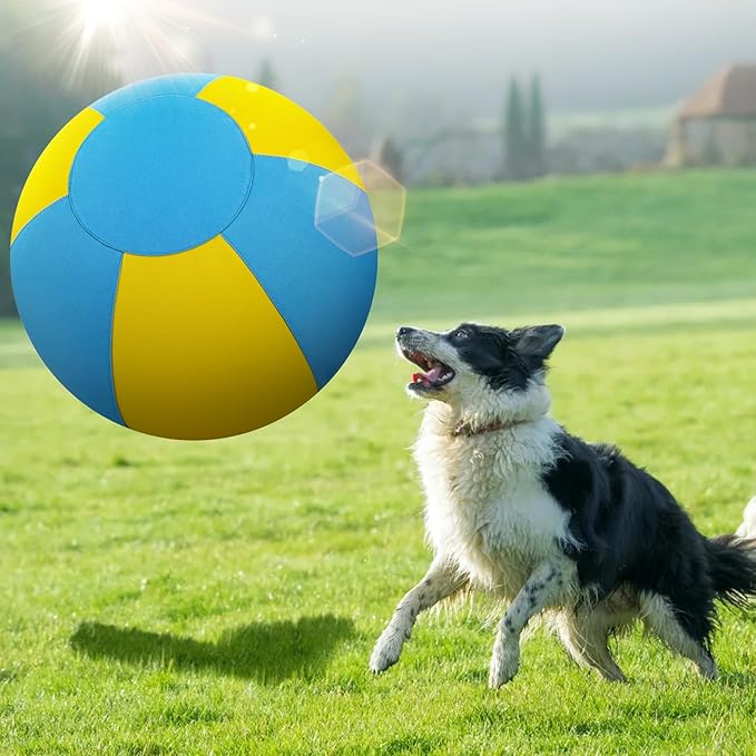 18" Herding Ball for Dogs, Herding Ball for Australian Shepherds, Dog Herding Toy for Medium/Large Breeds Outdoor Play & Training