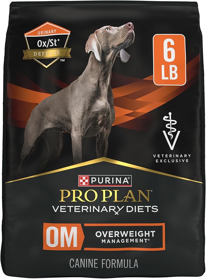 Pro Plan Veterinary Diets Purina OM Overweight Management Canine Formula Dry Dog Food - 6 lb. Bag