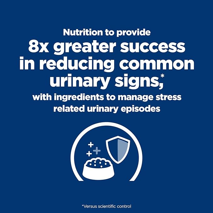 Hill's Prescription Diet c/d Multicare Stress Urinary Care Ocean Fish Flavor Dry Cat Food, Veterinary Diet, 17.6 lb. Bag