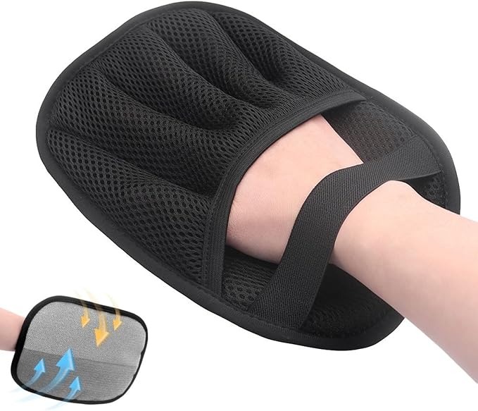 2 Pack Electrostatic Pet Hair Removal Gloves – Lint Cleaning Mitts for Cats & Dogs, Reusable Pet Hair Remover Glove for Furniture Couch Carpet & Car, Grooming & De-Shedding Glove for Pet Hair