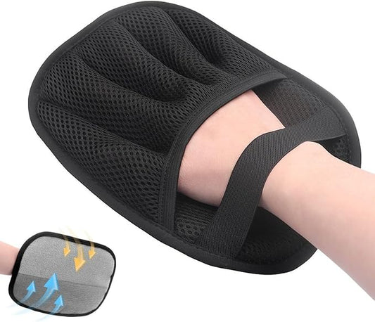 2 Pack Electrostatic Pet Hair Removal Gloves – Lint Cleaning Mitts for Cats & Dogs, Reusable Pet Hair Remover Glove for Furniture Couch Carpet & Car, Grooming & De-Shedding Glove for Pet Hair