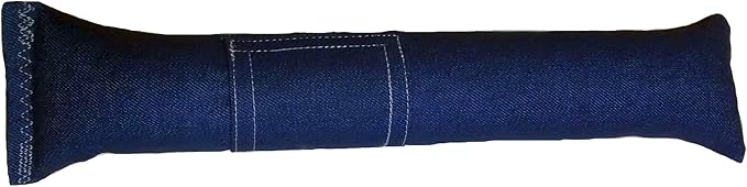 (Refillable 15" Catnip Cat Kicker Toy (Kicker Filled with 1 oz Canadian Catnip) (Denim)