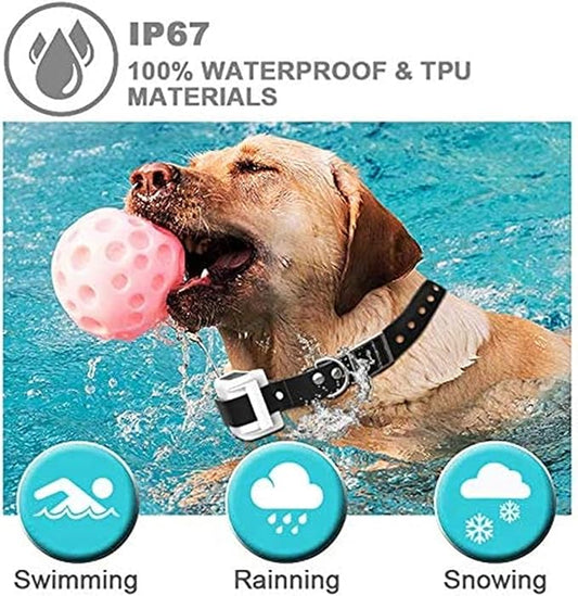 Wireless Dog Fence Electric Pet Containment System with Training Collar Receiver Safe Effective No Randomly Over Correction for 3 Dogs Pets Container Boundary,for3dogs