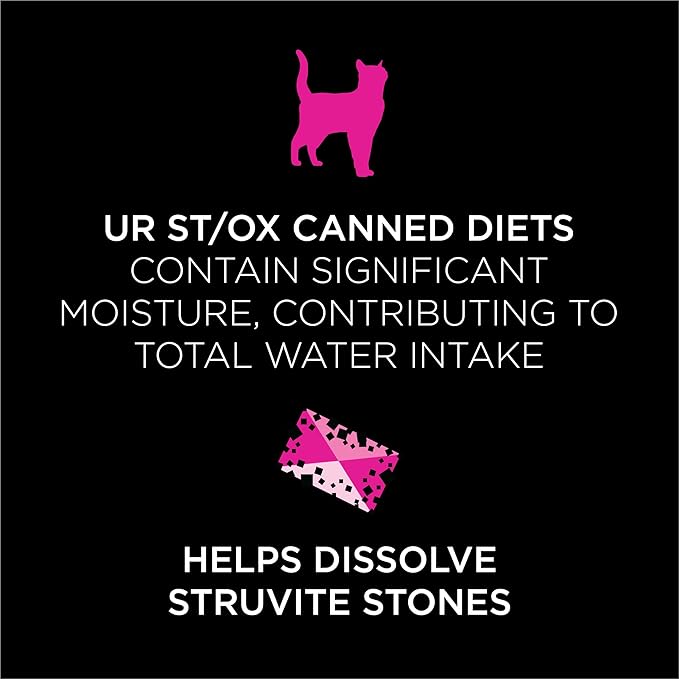 Purina Pro Plan Veterinary Diets UR Urinary St/Ox Feline Formula Wet Cat Food - (Pack of 24) 5.5 oz. Cans