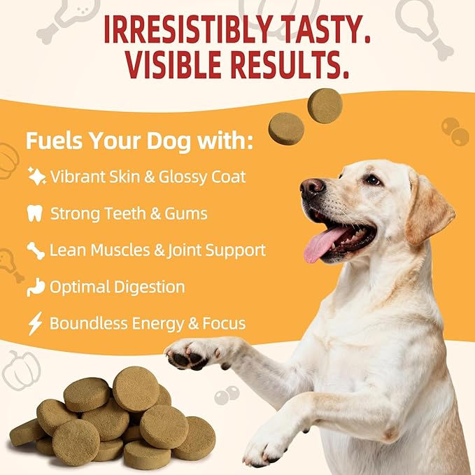 MAJOR PETS Freeze Dried Turkey & Pumpkin, Cranberry Dog Treats, Single High Protein, 100% Natural, Help with Digestion, Grain Free, Training Bites & Meal Topper for Dogs, Made in The USA, 10oz